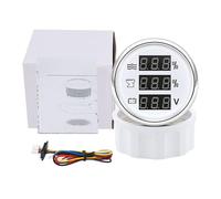 Digital 52mm Water Level Gauge/Waste Level Gauge/Voltage 3 IN 1 For Sewage Meter Water Sensor 12V24V
