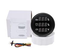 Digital 52mm Water Level Gauge/Waste Level Gauge/Voltage 3 IN 1 For Sewage Meter Water Sensor 12V24V