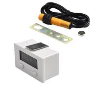 Digital 6 Digit Counter Industrial Sensor Switch For Punching Machine Textile Auto Repair Equipment White