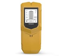 Digital 6-in-1 Wall Scanner For Detecting Studs, Pipes, For Cables, And Live AC Wires With Depth-Specific Scanning Options(Yellow)