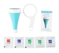 Digital 6-in-1 Water Quality Tester with pH ORP Temperature Testing LCD Display Digital Ph Meter for Swimming Pools Aquariums Drinking Water Analysis
