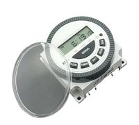 Digital 7 Days Weekly Programmable 24V Timer Switch with Waterproof Cover with UL listed relay inside for Solar