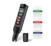 Digital 7-in-1 Water Tester, High Precision 0.01 pH & Salinity Meter, for Pool Salt, Aquarium, Hydroponics, Drinking Water TDS EC ORP S.G Temp Tester with Titanium Alloy Electrode