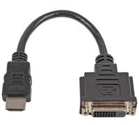 Digital A/V Cable Male to DVI-D Female Lead, 0.2m Black - PRO SIGNAL
