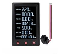 Digital AC Power Meter 80-260V 100A With LCD Display And Overload Alarm