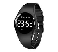 Digital Activity Tracker Watch, Water Resistant Non-Bluetooth LED Fitness Tracker Watch Calorie, Distance, Step Count, Alarm, Stopwatch Rechargeable Smart Watch for Kids Adults No APP Needed