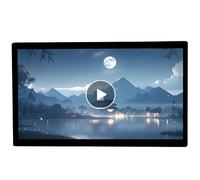 Digital Advertising Display Screen for Promotional Content, Remote and USB Release Options, Wall-Mounted or Embedded Installation, Landscape or Portrait Orientation