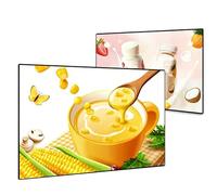 Digital Advertising Media Player, Wall Mounted LCD Monitor with WiFi, Smart Split Screen and Looping Display for Commercial Use in Restaurants, Bars, and Shops