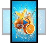 Digital advertising screen for restaurants, cafes, salons & shops,remote release/USB release,wall-mounted/embedded,landscape/portrait,advertisement display screen 21.5"