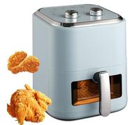 Digital Air Fryer 5L with 8 Cooking Functions, 1350W Countertop Convection Oven, Adjustable Temperature up to 200°C for Home Cooking