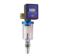 Digital Airflows Regulator Control Meter and Water Traps Filter Accessory for Fine Spray Painting Equipment 1/4in Thread Pneumatics Tool Accessories