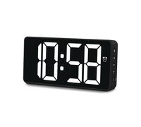 Digital Alarm Clock "Bali" with Temperature Indicator Night Mode Black