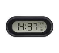 Digital Alarm Clock 'Samos', LCD, Black