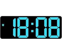 Digital Alarm Clock with Auto-Dim Night Mode - USB/Battery Operated 3 Alarm Modes & Adjustable Brightness LED Display for Bedroom/Travel/Desk