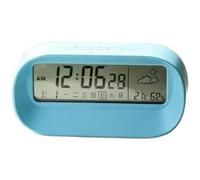 Digital Alarm Clock with LCD Display, Date, Day of the Week, Temperature