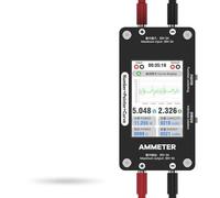 Digital Ammeter for Mobile Phone Repair, DC 4-30V 0-5A Current Tester with Large Display and Pointer Mode, Black 94x50mm