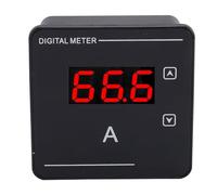 Digital Ammeter Panel, AC Current Meter, 1-120A Measurement Range, Backlit Display LED Screen, No External Power Needed, High Efficiency Measuring