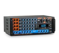 Digital Amplifier 800W EQ with Bluetooth, 8 Mic Inputs, 5.1 Surround Sound, Adjustable Frequencies for Weddings, Events & Stage Performances