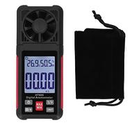 Digital Anemometer 5 Blades Professional Wind Speed Meter Fast Accurate Air Flow Tester with Backlit LCD Display for Wind Energy Meteorology Industry ABS Material