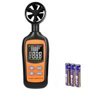 Digital Anemometer,Handheld Wind Speed Meter,Air Flow Velocity Meter for Measuring Wind Speed/Temperature with Backlight LCD,for Shooting, HVAC, Drone Flying,Windsurfing, Sailing, Surfing, Fishing