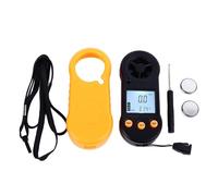 Digital Anemometer Handheld Wind Speed Meter Lcd Screen Wind Temperature Gauge For Indoor Outdoor Wind Speed Measurement With Built In Battery