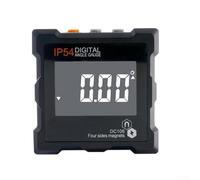 Digital Angle Finder 0.1° Precision Electronic Inclinometer with Magnetic Base IP54 Waterproof for Woodworking(Black)