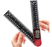 Digital Angle Finder, 200mm/7 Inch Digital Inclinometer Protractor with LCD Display, Angle Measurement Tool for Woodworking, Construction, Carpentry, DIY Projects