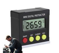 Digital angle finder, digital levels, angle finder tool digital magnetic measuring tool - battery -operated machine -operator - tool prediction for the construction of the wood b