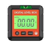 Digital Angle Finder Electronic Level Tool with LCD Bubble Magnetic Base for Woodworking Construction Machinery ABS Red Black White Optional 57mm (Red)