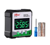 Digital Angle Finder, LEERCHUANG Inclinometer Angle Measuring Tool with Magnetic Base, Digital Angle Gauge/Protractor for Woodworking, Carpentry, Building, Automobile, Masonry - Green Light