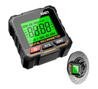 Digital Angle Finder Magnetic, Mini Protractor Measuring Tool with Level Function, Alignment Gauge for Machinist Shop Electric Projects Carpentry Woodworking Construction Tasks 6.5x6.5x3.2cm