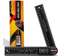 Digital Angle Finder Protractor, Angle Finder Ruler with 7inch/200mm, Angle Measuring Tool for Woodworking/Carpenter/Construction/DIY Measurement(2 Batteries Included) (Enhanced ABS)