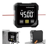 Digital Angle Finder Protractor Tool,2026 Upgraded 4-Side Magnetic Digital Angle Gauge,High Accuracy Measuring Tool with Large Display,Table Saw Miter Protractor,for Woodworking Construction & DIY