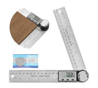 Digital Angle Finder Protractor with Invert Display Angles Finder Ruler High Precision Digital Inclinometer Protractors Angles Measure Tools 8 Inch Angle-Ruler for Carpentry Construction DIY Projects