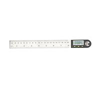 Digital Angle Finder Ruler 2 in Goniometer Protractor Tool with Clear Display for Automobiles 0 500mm Stainless Steel Build Accurate Angle Length Measurement (0-200mm)