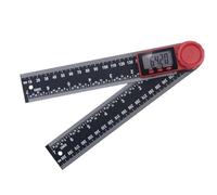 Digital Angle Finder Ruler 200mm/7 Inch Digital Inclinometer Protractor Angle Measure Tool with LCD Display DIY Measurement for Woodworking Construction Repairing Black