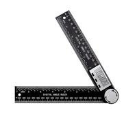 Digital Angle Finder Ruler 220mm Protractor Inclinometer Angle Measure Tool with LCD Display Internal External Angles Measurement Tool for Woodworking Construction Repairing Measurement DIY