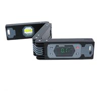 Digital Angle Finder Ruler, 3-Fold Electronic Protractor with LCD Display, Magnetic Base, Inclinometer and Bubble Levels, 0.1° Accuracy for Woodworking, Carpentry, Construction, DIY