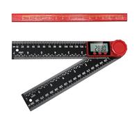 Digital Angle Finder Ruler with LCD Display, 200mm/7 Inch Digital Inclinometer Protractor, Angle Measurement Tool for Woodworking, Carpenter, DIY & Engineering Projects (Black)