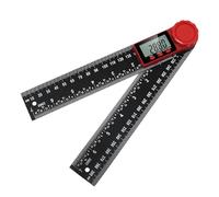 Digital Angle Finder Ruler with LCD Display - 200mm Measuring Tool & 0-360° Protractor Gauge for Builders, Woodworkers, Cyclists - Electronic Angle Measurement Tool