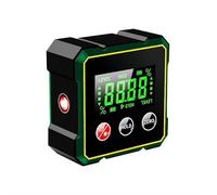 Digital Angle Finder with Electronic Laser - 4-Side Strong Magnetic Angle Gauge, Table Saw Miter Protractor, Woodworking Measuring Tool, Electronic Level Box for Table Saw,Construction