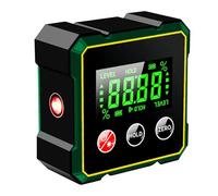 Digital Angle Finder with Electronic Lasers - 4-Side Magnets, USB Protractor, Inclinometer & Level Ruler for Precision Measurement