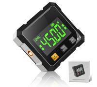 Digital Angle Finder with Laser, 4-Side Magnetic Angle Gauge & LCD Display, Angle Gauge Protractor, Waterproof Inclinometer Level, Woodworking Measuring Tool