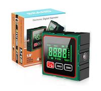 Digital Angle Finder with Laser, USB Rechargeable Magnetic Digital Spirit Level, Strong Base & LCD Display Backlight Protractor Inclinometer, Spirit Level Angle Finder Tool for Woodworking