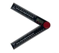 Digital Angle Finder with Protractor Function 2in1 Tool for Accurate Angle Readings with LCD Display and Lock Feature for Woodworking and Metalworking Use (black)