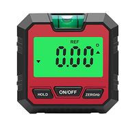 Digital Angle Gauge Angle Finder Box Base&Backlit LCD Bevel Gauge Inclinometer for Carpentry Digital with Backlight for Woodworking