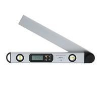 Digital Angle Ruler 400mm, 2in LED Electronic Level Protractor Measuring Tool with Bag - Durable Construction, Locking Mechanism, Precise Angle Measurement for Woodworking and