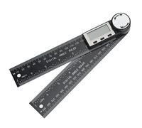 Digital Angle Ruler with LCD Display, Digital Protractor for Woodworking and Construction, 360° Locking Angle Measuring Tool with Data Hold Function for DIY Carpenter Use