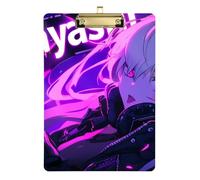 Digital Anime Nurse's clipboard Plastic for First Year Teacher Must Haves Size 9 x 12 Gold