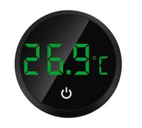 Digital Aquarium Thermometer with Probe & Suction Cup, High Accuracy ±0.1℃ Fish Tank Thermometer Tropical, LCD Water Thermometer Digital, Records Max/Min, Magnetic & Stand Placement